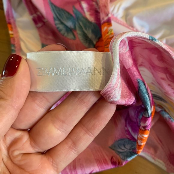 Zimmermann Swim Zimmermann One Piece Hawaiian Print Bathing Suit